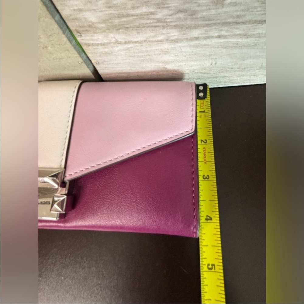MICHAEL Michael Kors Pink, Light Pink & Plum Colorblock Wallet Set. NWT - Picture 13 of 16